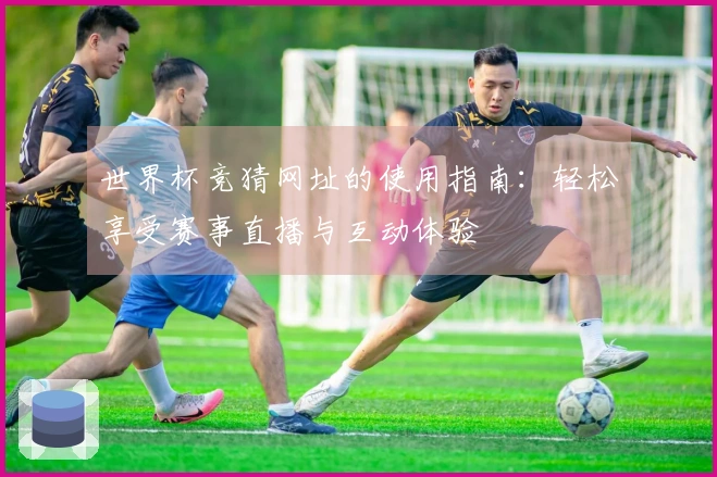 世界杯竞猜网址的使用指南：轻松享受赛事直播与互动体验